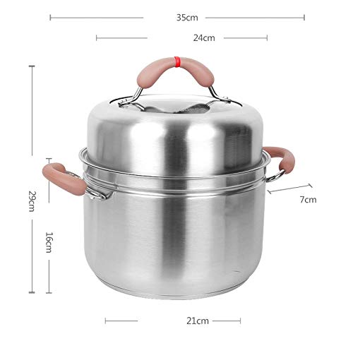 Pot à vapeur en acier inoxydable PNAWLLCF multi-usage pour induction - 6