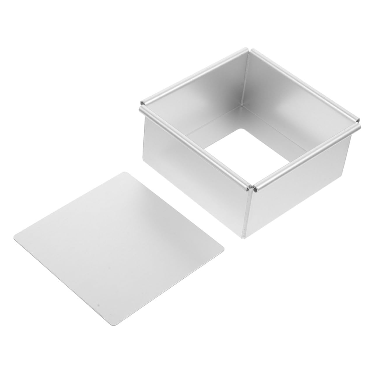 Cabilock Aluminum Alloy Removable Bottom Cake Pan Nonstick Baking Tool for Effortless Cake Release for Home Baking and DIY Lovers