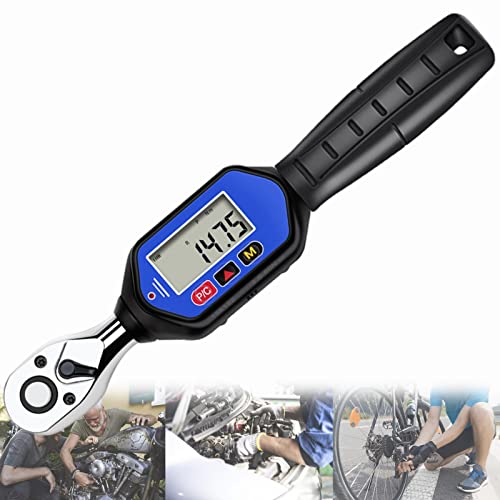 1/2-Zoll Ratschen-Drehmomentschlüssel für Auto, Verstellbarer Drehmomentschlüssel mit Stecknuss und Werkzeugkasten, 72 Zähne, Chrom-Vanadium-Stahl, Genaues Drehmoment 6-100 Nm Cover