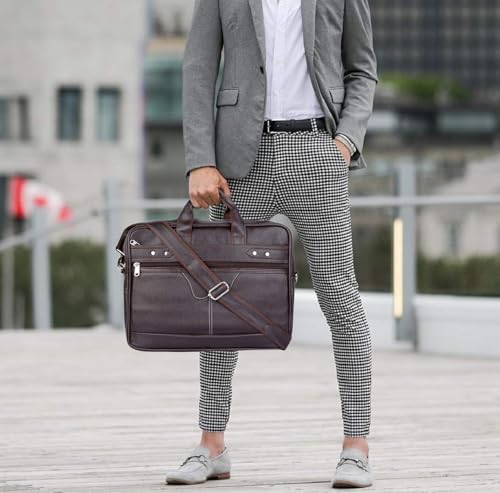 Image of Brown Casual Men's Laptop Messenger Bag