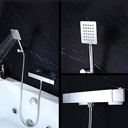 Système de douche à main colonne de salle de bain moderne chrome