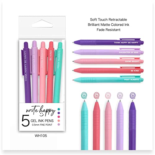 Set de 5 bolígrafos gel Doodle Beads Write Happy miniatura 3