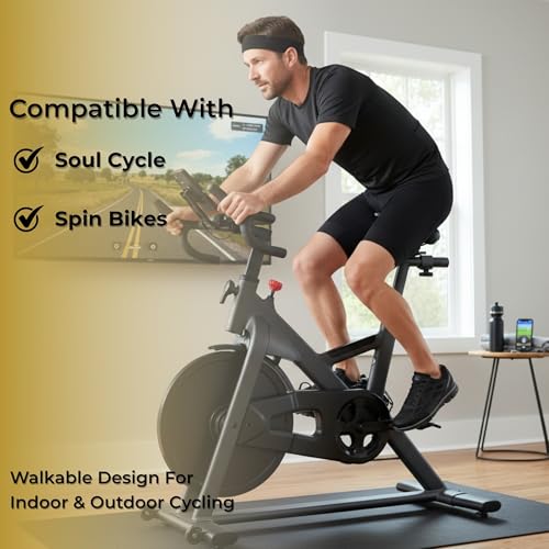 Image of Tommaso Men's Indoor Cycling Shoes - SPD Compatible - Pre-Installed Cleats - Road, Gravel & Spin Bike Shoes - Walkable Design