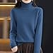 Cashmere Orange Turtleneck Sweaters for Women Oversized Long Sleeve Soft Dressy Knit Sweater Casual Fall Winter Warm Pullover Tops Orange Womens Sweater Seamless Lightweight Fashion Sweaters