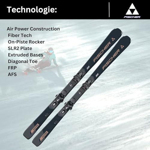 Fischer Aspire SLR Women's Alpine Ski Carving Skis On-Piste Rocker 160 cm with RS9 SLR Z3-9 Binding All Mountain Skis Suitable for Beginners to Advanced Skis - Image 5