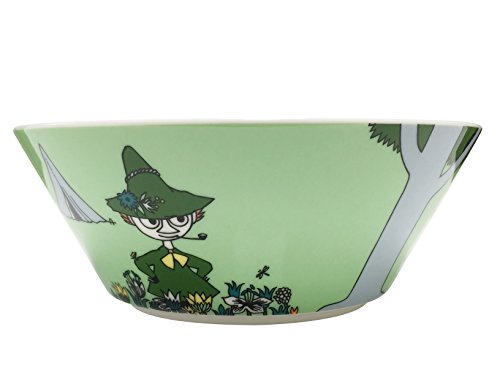 【正規輸入品】ARABIA (アラビア) ムーミンボウル スナフキン 15cm グリーン 1000979