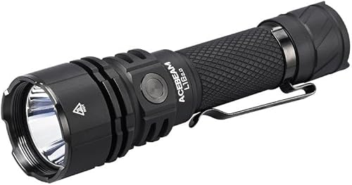 Acebeam L16 2.0 2100-Lumen Tactical Flashlight with SFT-42R LED, Black
