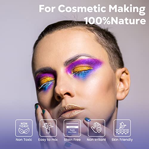 60 Colors Mica Powder-Natural Cosmetic Grade Pigment Powder For Epoxy Resin,Soap Making,Bath Bombs,Candle,Lip Gloss,Slime,Diy Crafts,Paints,Jewelry And More #TOP4