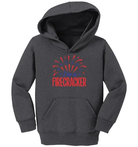 Tcombo I'm A Firecracker - 4th of July Toddler/Youth Fleece Hoodie