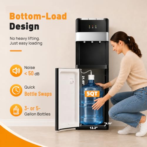 Image of NEWBULIG Bottom Loading Water Dispenser for 5 Gallon Bottle, Water Cooler