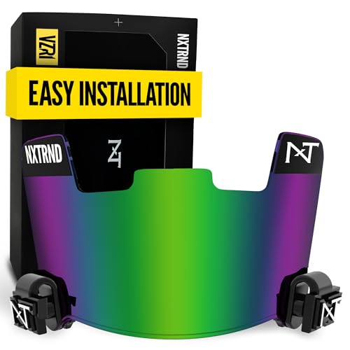 Nxtrnd VZR1 Football Visor, Flat Lens Technology, Fits Adult &