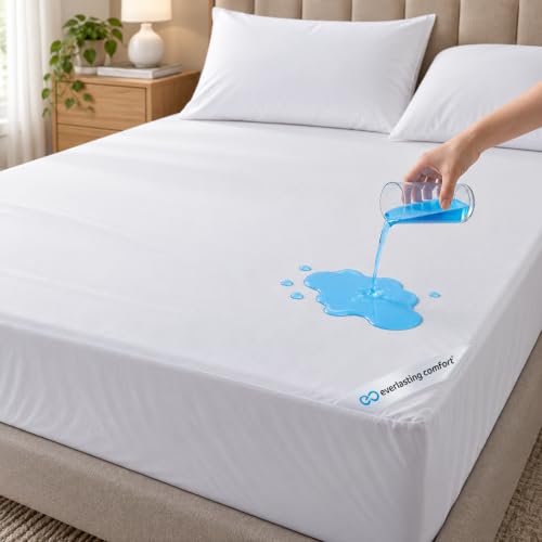 Everlasting Comfort Premium King Size Mattress Protector...
