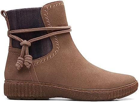 Clarks Women's Caroline Lily Mid Calf Boot, Pebble Suede, 9 | Image 1