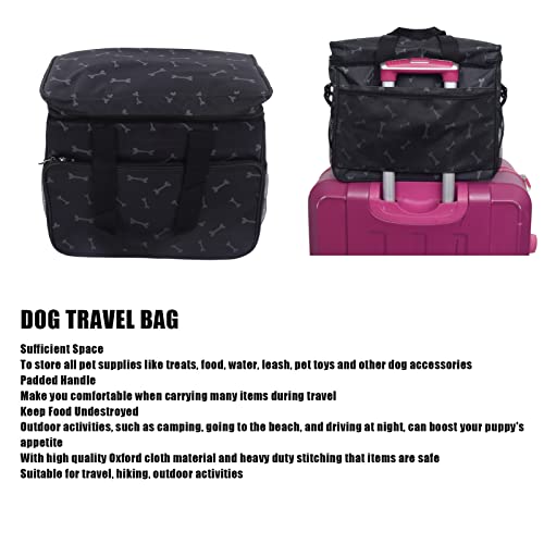 Ndnczdhc Pet Travel Bag Dog Travel Bag With Multifunction Pockets Oxford Rain Water Proof For Travel Hiking Outdoor Activities Set Pet Supplies #TOP5