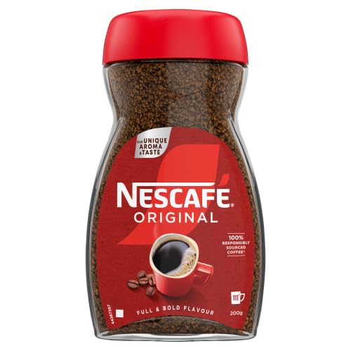 NESCAFÉOriginal Instant Coffee 200g, Rich Aroma, Full and Bold Flavour (Pack of 1)