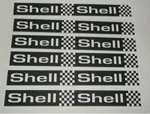 Greenhills Slot Car Pit Wall Black - Shell x 6 1:32 Scale MACC219