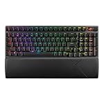ASUS ROG Strix Scope II 96 Wireless Gaming Keyboard, Tri-Mode Connection, Dampening Foam & Switch-Dampening Pads, Hot-Swappable Pre-lubed ROG NX Snow Switches, PBT Keycaps, RGB-Black