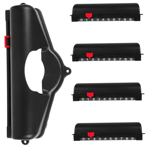 BESPORTBLE Plastic Table Balls Score Keepers Hockey Score Box Hockey Table Accessories 5pcs