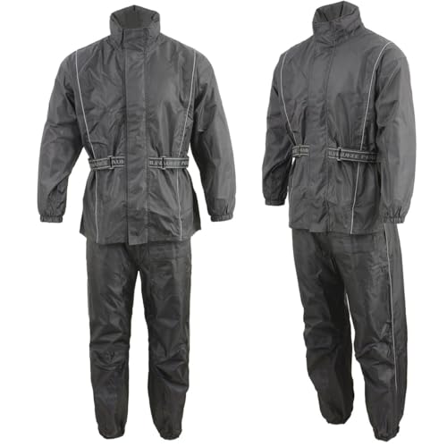 Image of Milwaukee Leather Men's Motorcycle Riding Water Resistant Rain Suit