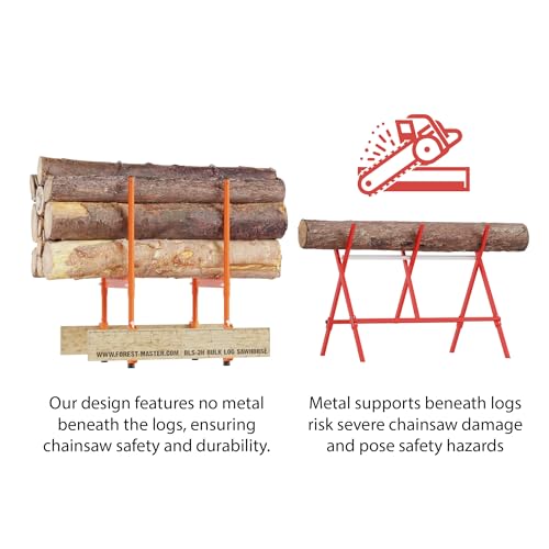 Chevalet à bûches multi-coupes Forest Master BLS-2H compact léger capacité 150kg - 3