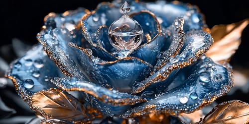 Kits d'art diamant DIY fleurs pour illuminer votre salon avec une décoration murale XXL