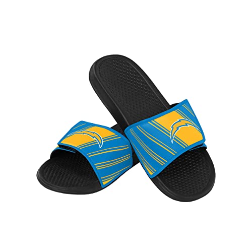 Image of FOCO mens NFL Team Logo Legacy Sport Slide Sandals