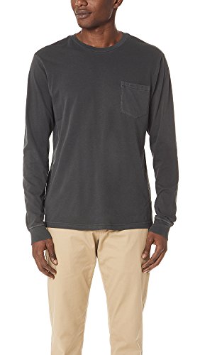 RVCA Men's PTC Pigment Long Sleeve Shirt, Pirate Black, 2XL
