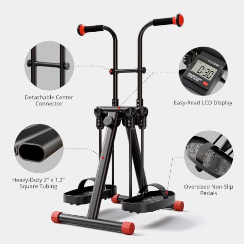 Pedal Exerciser for Seniors, Arm Leg Hand Elbow and Knee Exerciser, Full Body Space Walker, Low Impact Seated Workout Machine for Home by MOMODA - Used condition - Image 4