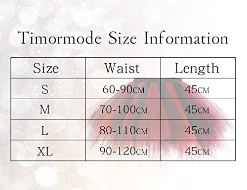 Timormode Damespetticoat, tulerok, dansrok, mini-skaterrok, volwassenen, balletrok om te dansen, voor carnaval, kostuums - Image 6