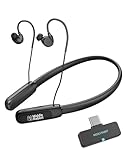 Middle Rabbit Rampage 2 Gaming Earbuds with 2.4G USB Dongle, 20ms Low Latency, Wireless Bluetooth Neckband Headphones for Work & Play, Mic, 32H Playtime, Around-The-Neck, for PS5/PC/Laptop