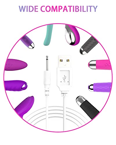 Bicmice OTCA023 Usb Dc Charging Cable 2.5Mm Dc Charger Cord 2.7Ft Replacement For Massager-2 Pack thumb #1