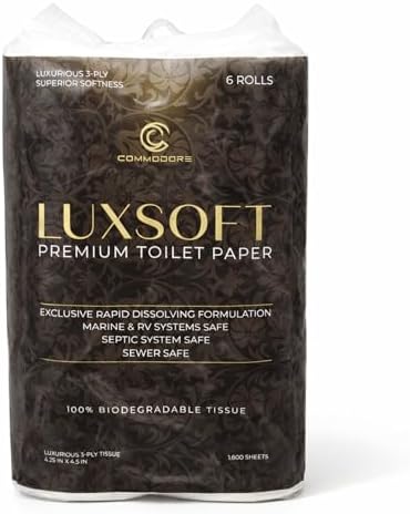 Papel higiênico luxuoso premium de 3 camadas da Luxsoft, pacote c...