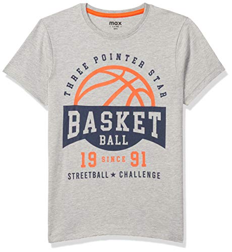 Image of Max Boys Printed Crew Neck T-Shirt