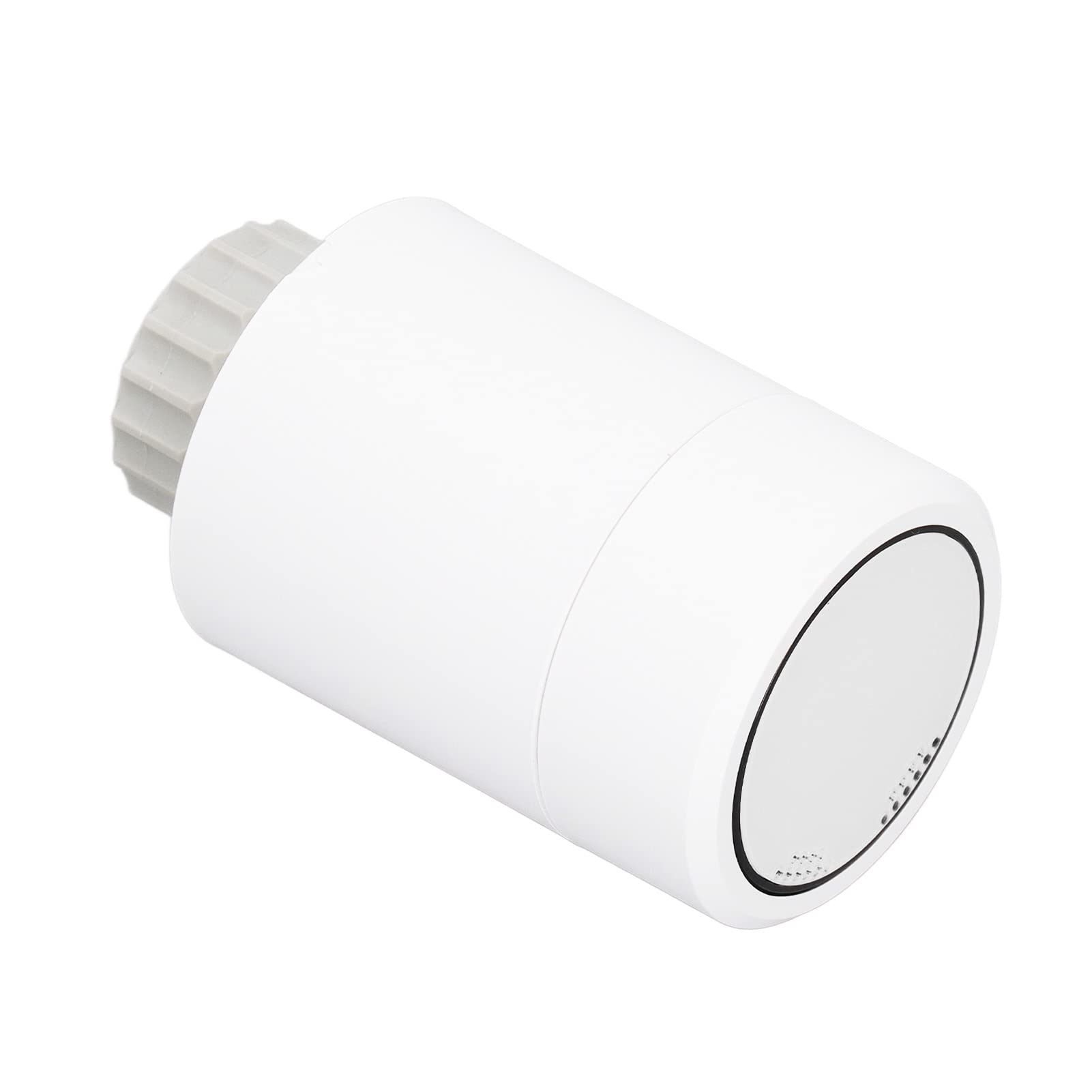 Inteligentny zawór grzejnikowy Sterowanie aplikacją Zigbee Inteligentna regulacja temperatury Termostat Zawór grzejnikowy do domowego systemu grzewczego ABS Biały 5,6 x 5,6 x 7,5