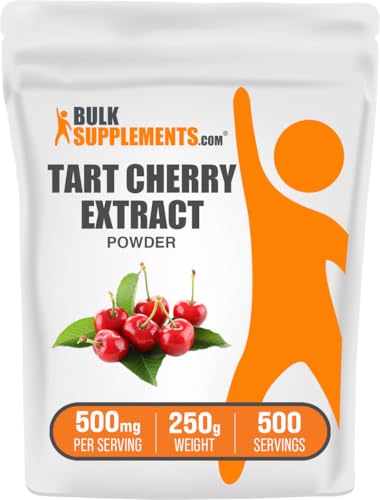 BulkSupplements.com Tart Cherry Extract Powder - Tart Cherry Supplement, Herbal Supplement...