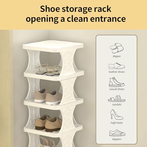 Organisateur de chaussures étroit pour optimiser l'espace d'une entrée - 5