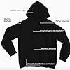 Huachenyu Vintage Triumph Fashion Men's Black Hoodies Unisex Pullover Sweatshirts XXL #2