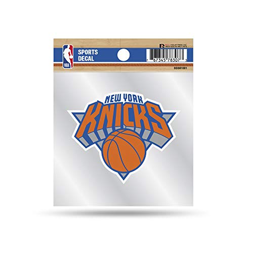 Rico Industries NBA Basketball New York Knicks 4"x4" Small Style Decal