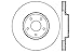 StopTech 127.42075R Sport Drilled/Slotted Brake Rotor (Front Right), 1 Pack