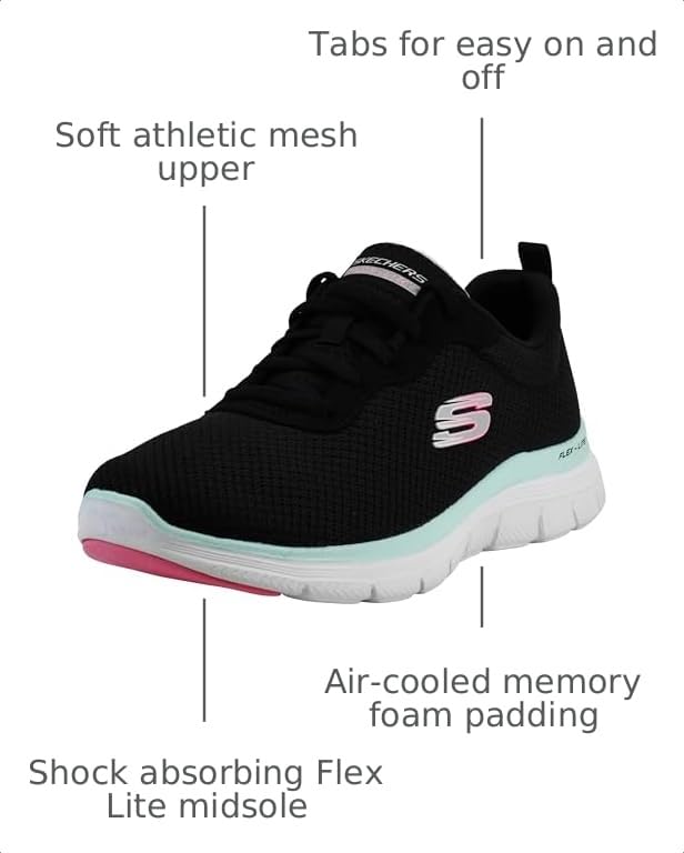 Image of Skechers Women's Flex Appeal 4.0 Brilliant View Walking Shoes