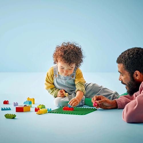 LEGO DUPLO Bauplatte in Grün – Montessori Spielzeug für Jungen & Mädchen ab 1 Jahr – Baumodell für Kleinkinder zum Bauen und Ausstellen… – Ansicht 5