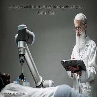 Diseño de la portada del título The Role of Artificial Intelligence in Revolutionizing the Medical Field