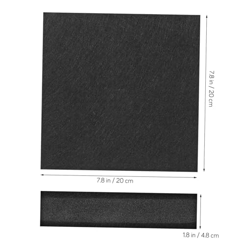 Placa Negra de Plástico y Goma para Aislamiento Acústico para Equipos Subwoofer miniatura 2