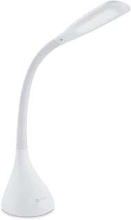OttLite Creative Curves LED Desk Lamp with Adjustable Neck - Dimmable with 4 Brightness Settings & Energy Efficient Natural Daylight LEDs for Home Office, Computer Desk, & Dorms