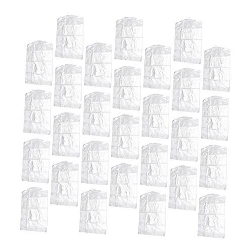 GLEAVI 100pcs Garment Bags for Clothes Storage Dust Covers for Suits and Coats for Dry Cleaning Shops and Convenient Clothing Protection