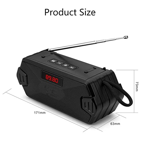 Parlante portátil con subwoofer y soporte para tarjeta TF miniatura 4