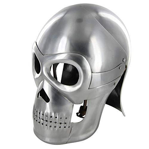 WARRIOR POINT Medieval Knight Fantasy Skull 18 Gauge Training Costume Helmet