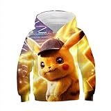 Material suave: sudadera con capucha 3D para niños compuesta de 88% poliéster + 12% elastano. Son cómodos, transpirables y elásticos. Se puede llevar sin restricciones.