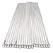 Width 0.3 Inch Stainless Steel Cable Zip Ties Self-Locking Heavy Duty Metal Ties 20pcs (19.7 Inch)