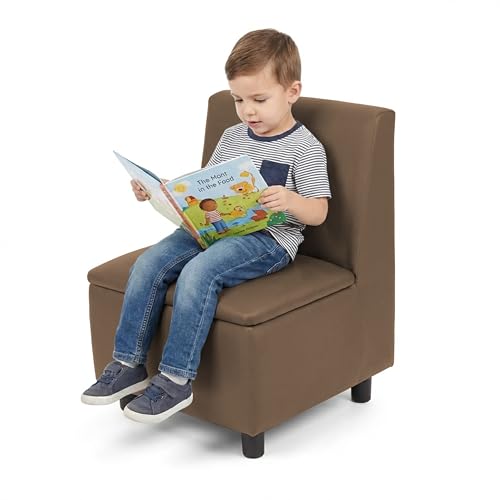 Image of FDP Kid Comfort Collective Modular Armless Chairs, 2-Pack - Chocolate